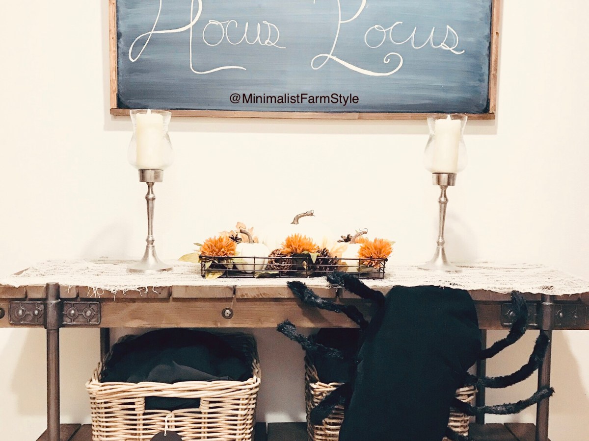 Halloween Modern Farmhouse!